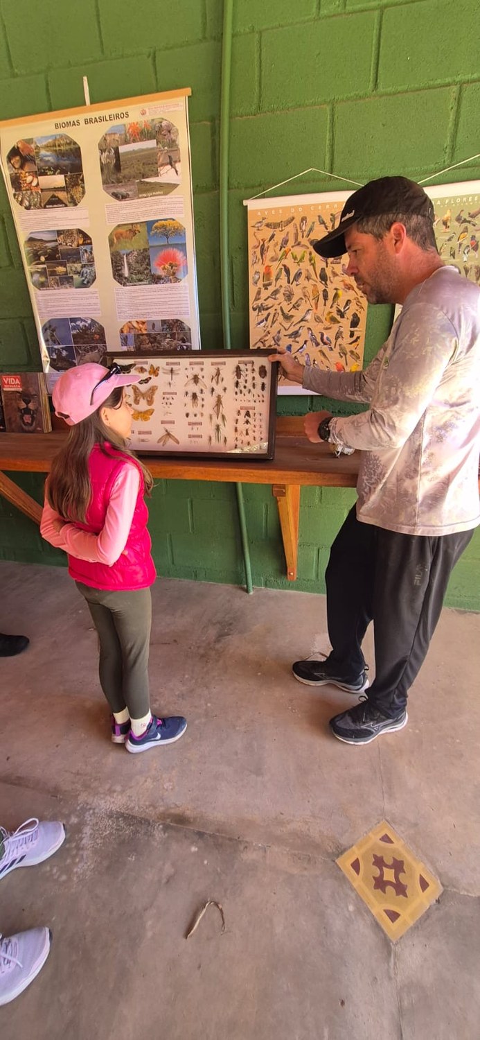 Visita ao museu ecológico do Centro Ambiental Cedro, em Oliveira/MG
